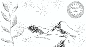 coloring-pages-sun-mountains